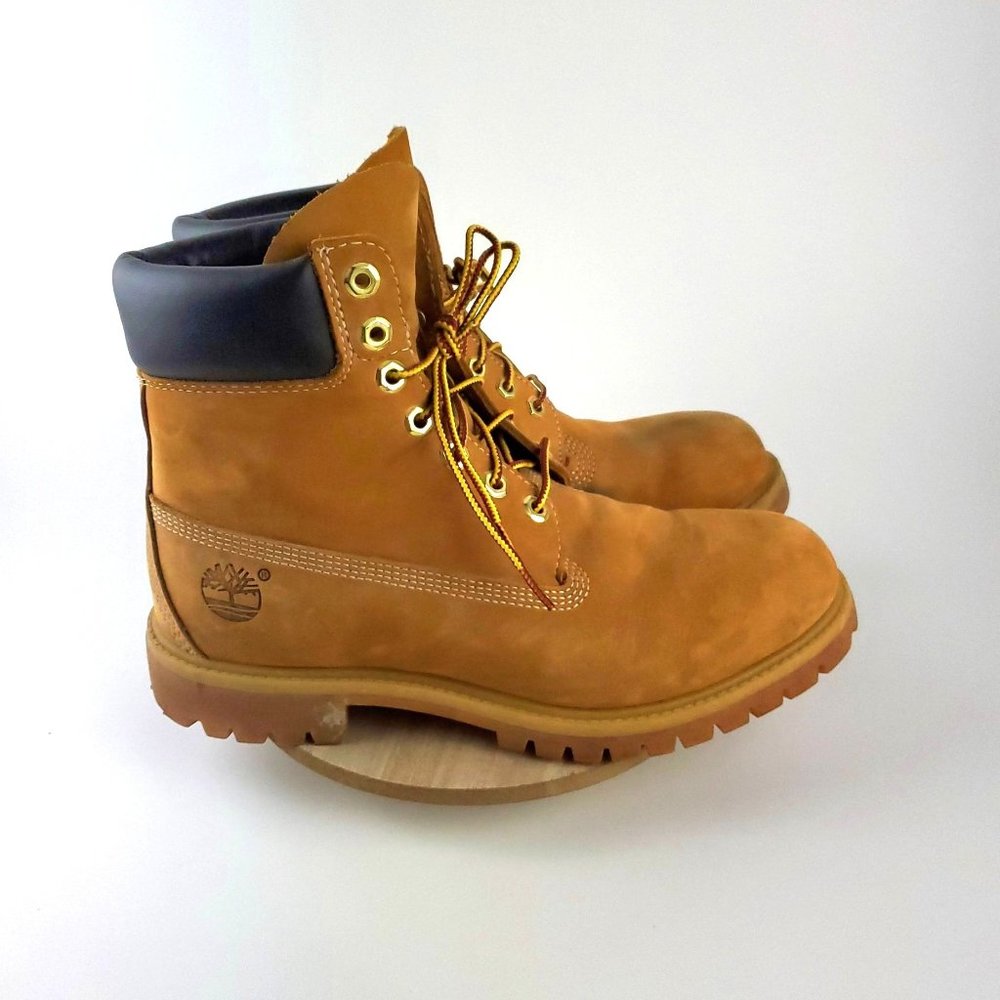 MEN'S TIMBERLAND® PREMIUM 6-INCH WATERPROOF BOOTS Wheat Nubuck  8.5 M